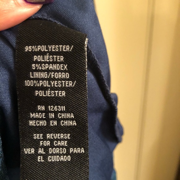 Ronni Nicole Longsleeve Ruched Knot Dress Sz 14 - Picture 5 of 6